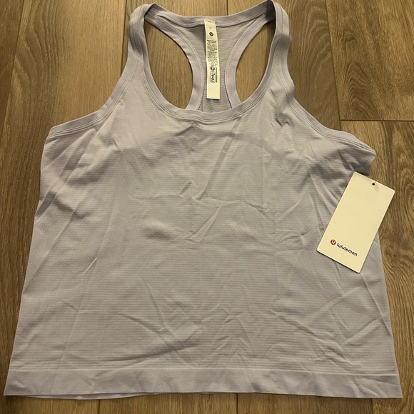 lululemon athletica Tops - NWT Lululemon Lavender Swiftly Tech Racerback Tank Size 12